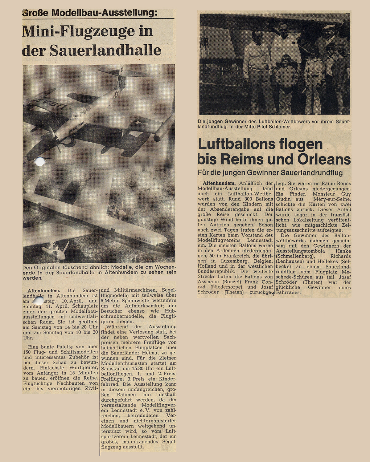 1976 Ausstellung Sauerlandhalle