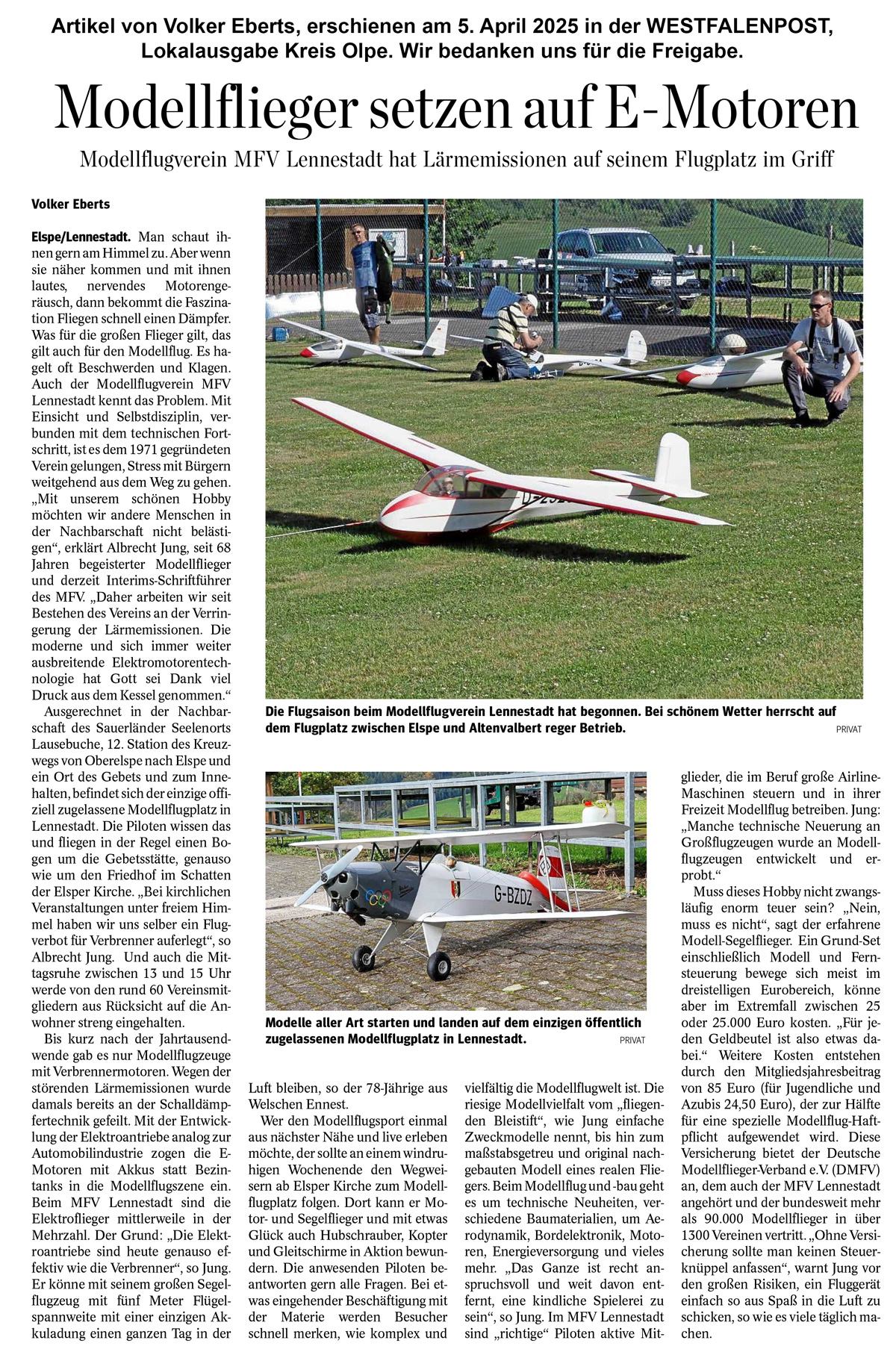 2025 Artikel Westfalenpost